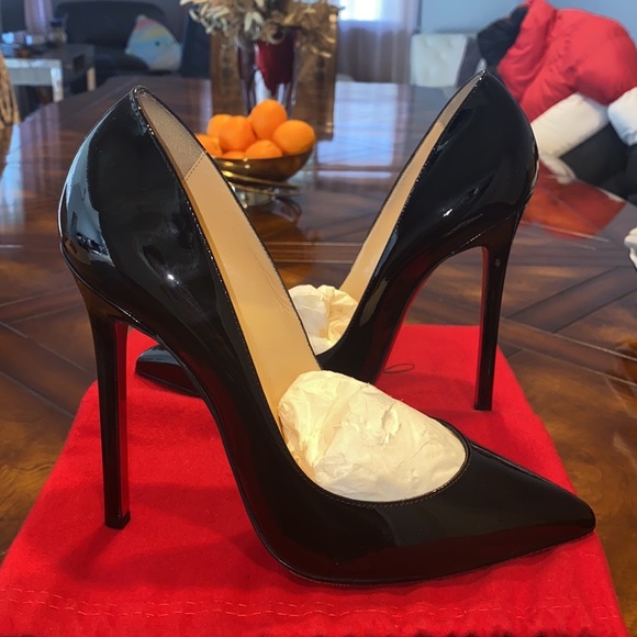 Christian Louboutin Pigalle 120 Patent Calf BK01 size 39 - Picture 9 of 17